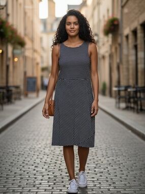 athleta playa linen wrap dress Athleta Sz 4 Playa Linen Wrap Dress Black Summer Dress w/ Pockets, Travel NWT